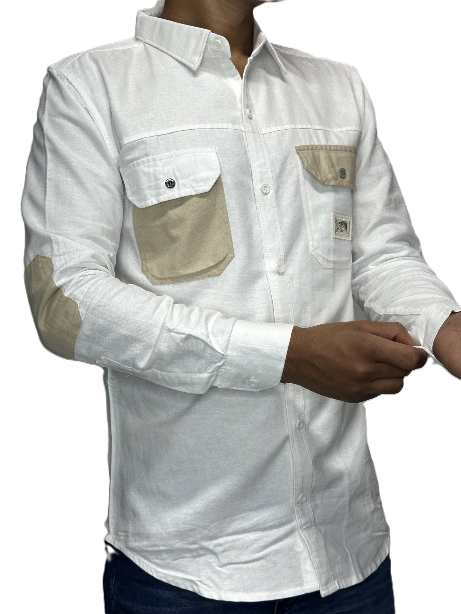 Dual Pocket Casual Shirt – White